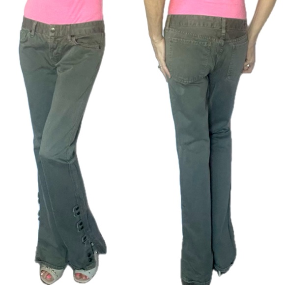 Citizens of humanity low rise, army, green jeans, size 27 - Picture 7 of 17